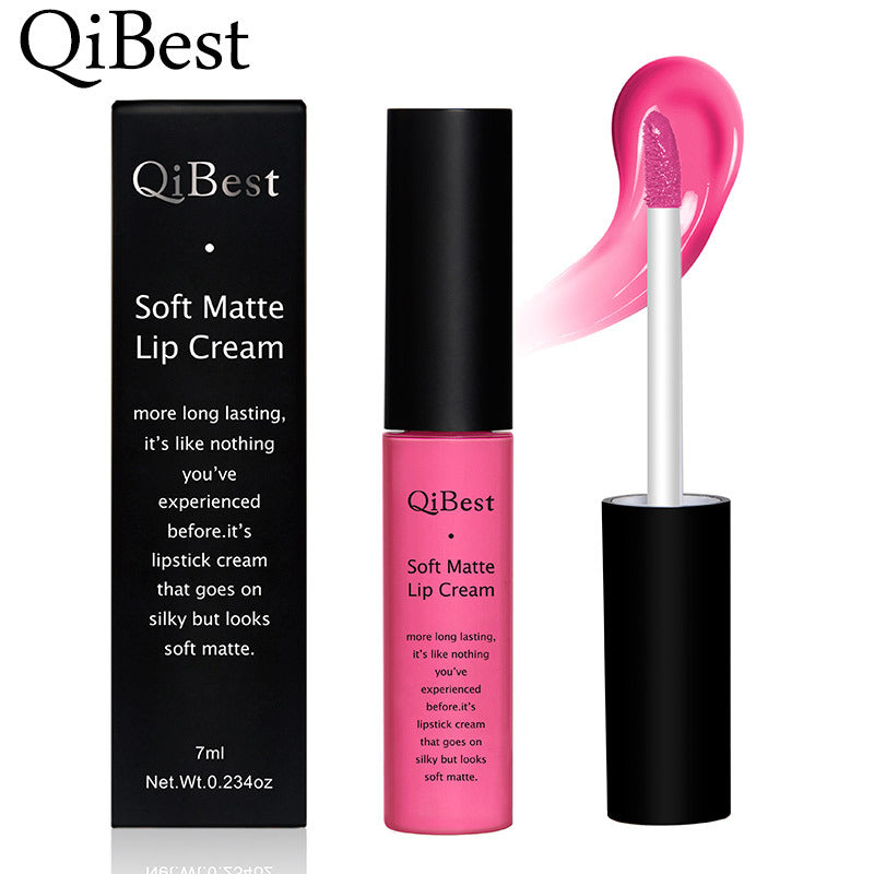 34 Colors Matte Non-Stick Cup Does Not Fade Lip Gloss Matte Liquid Lipstick Makeup Shello Creative Boutique