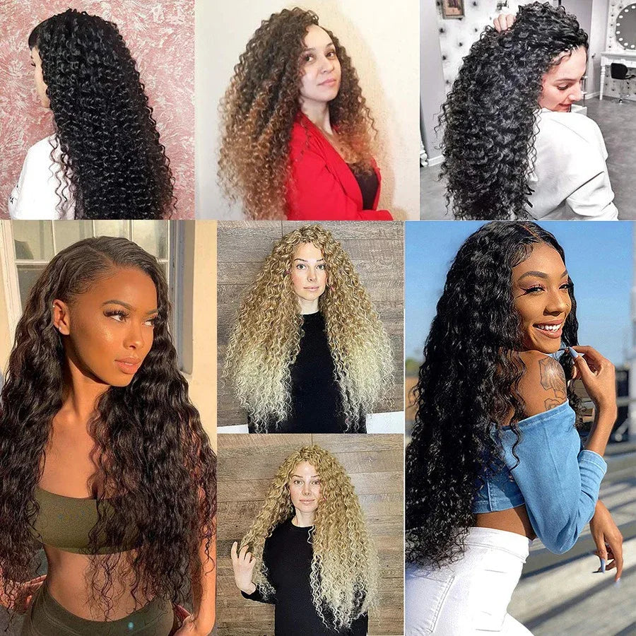 African crochet hair wig Deep Wave hair Latin American curly braided hair fluffy - Shello's Creative Boutique