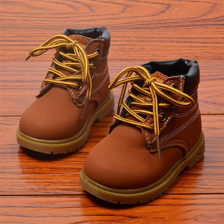 Winter Children's Boots Girls Boys Plush Martin Boots Casual Warm Ankle Shoes Kids Fashion Sneakers Baby Snow Boots eprolo