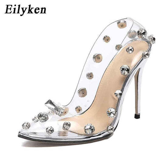 Eilyken Crystal Pumps – Striking Elegance for Every Occasion - Shello's Creative Boutique