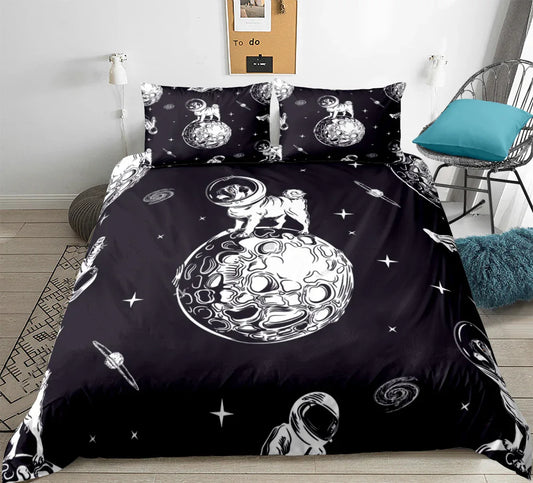 Star home textile bedroom supplies space animal three or four piece set - Shello's Creative Boutique