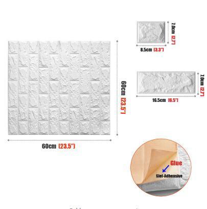 DIY Self-Adhesive 3D Wall Stickers – Stylish Foam Brick Wallpaper for Home Decor - Shello's Creative Boutique