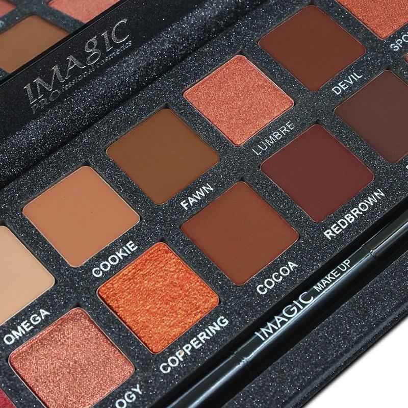 IMAGIC Matte Nude Eye Shadow Palette - 14 Color Cosmetics Collection