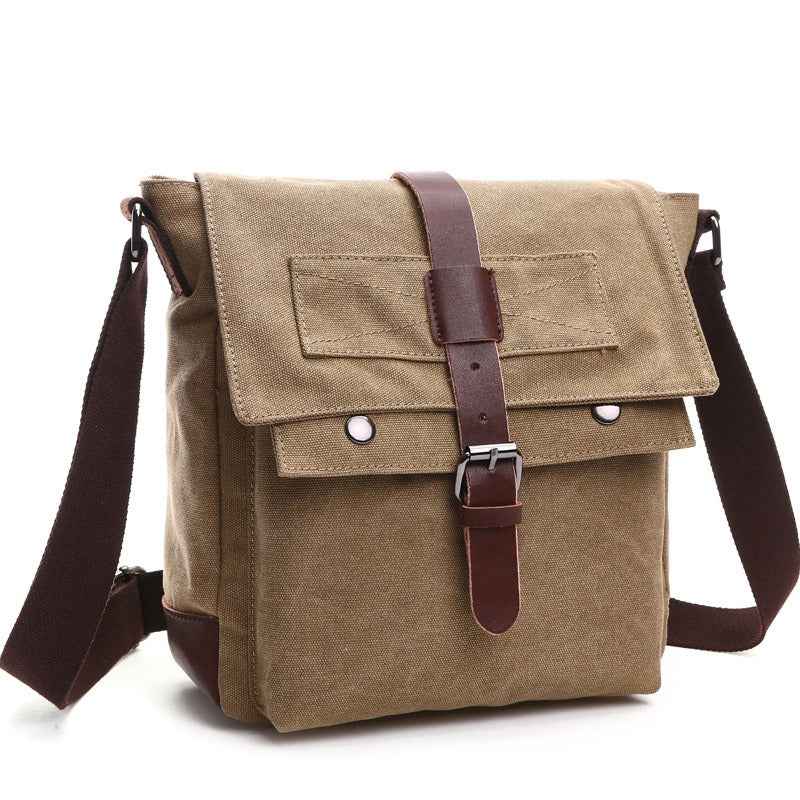 Men Business Messenger Shoulder Bag Vintage Crossbody Pack