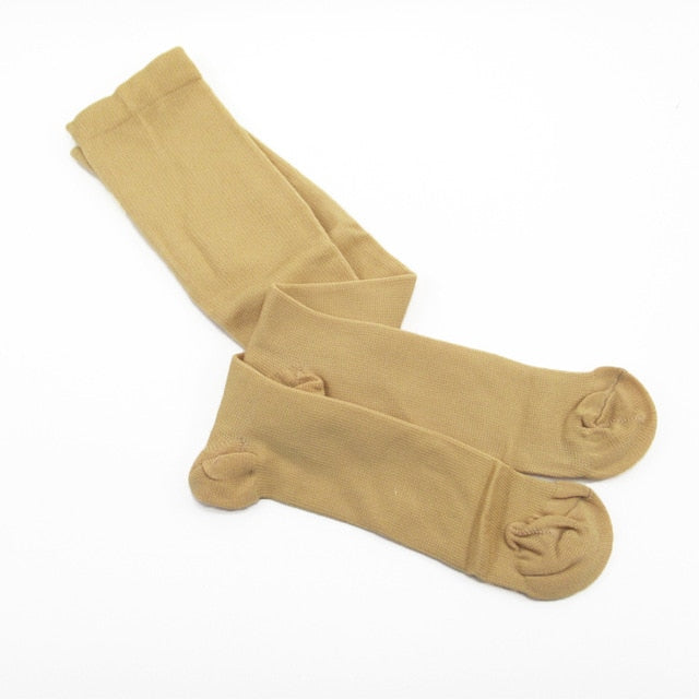 david angie Unisex Medical Compression Socks Women Men Pressure Varicose Veins Leg Relief Pain Knee High Stockings 1Pair,1Yc2101 eprolo