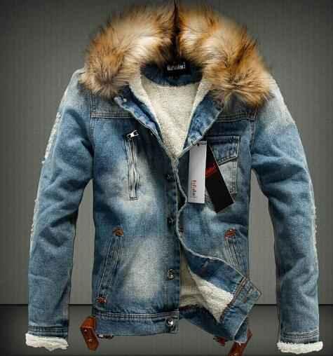 Men's Jeans Jacket - Thick Style Rugged Coat for Timeless Appeal - Shello's Creative Boutique