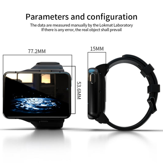 LOKMAT APPLLP Max 4G Call Smart Watch, 2.88 inch MTK6761 Quad Core, 4GB+64GB, Android 9.0, GPS, Heart Rate - Shello's Creative Boutique