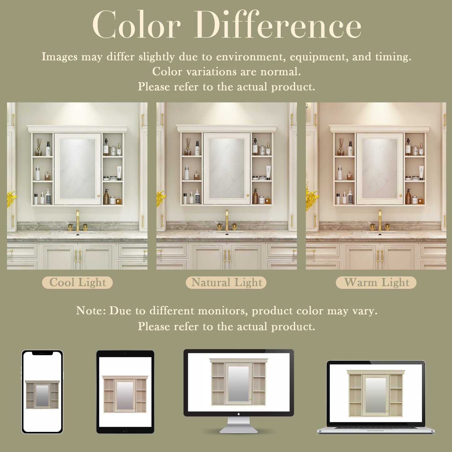 35'' x 28'' Blue Wall Mounted Bathroom Storage Cabinet with Mirror Door, Modern Bathroom Wall Cabinet with Mirror eprolo