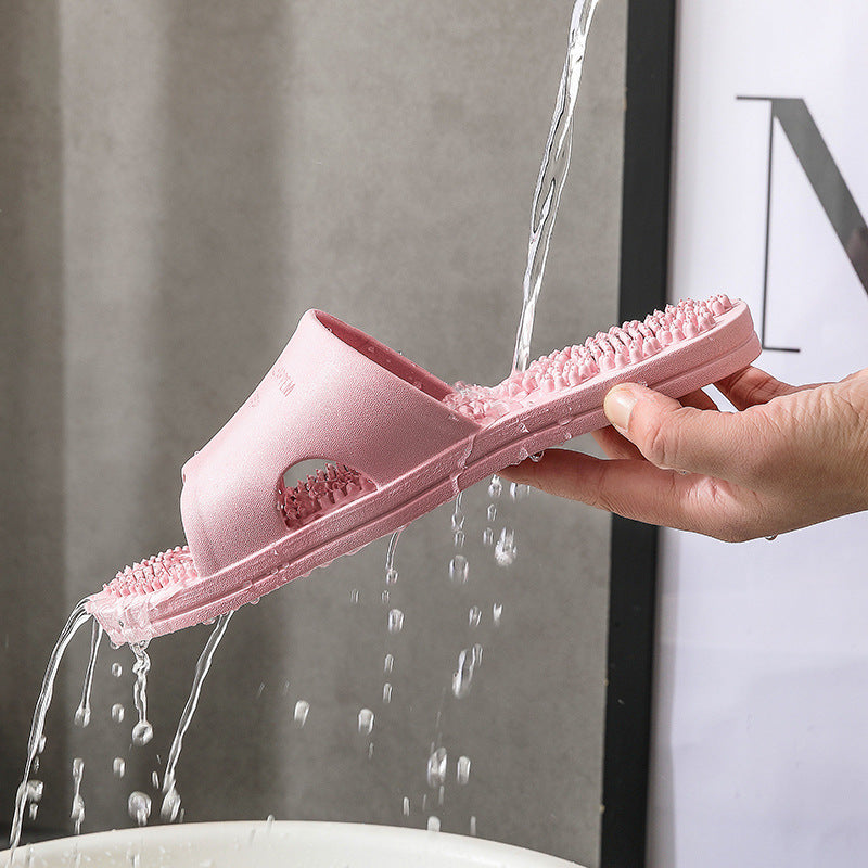 Home Bathroom Non-slip Indoor Slippers Supermarket Hotel Men's And Women's Massage House Soft Foams Slippers eprolo