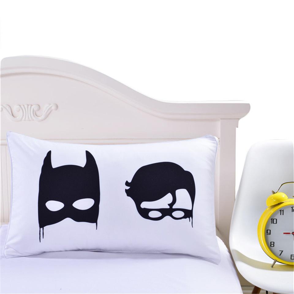 Bedding Cartoon batman print Pillowcase Print Pillow Case Decorative Pillow Cover Bedding