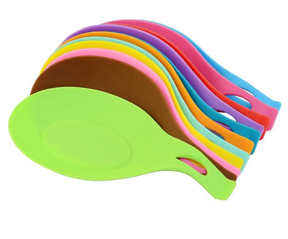 Kitchen Tools Accessories Silicone Spoon Mat,Spatula European Style Spoon Pad eprolo