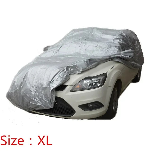 Car Covers Size S/M/L/XL SUV L/XL Indoor Outdoor Full Car Cover Sun UV Snow Dust Rain Resistant Protection - Shello's Creative Boutique