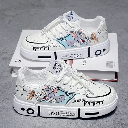 Couple Walking Shoes – Luxury Leather Sneakers for Men & Women - Shello's Creative Boutique