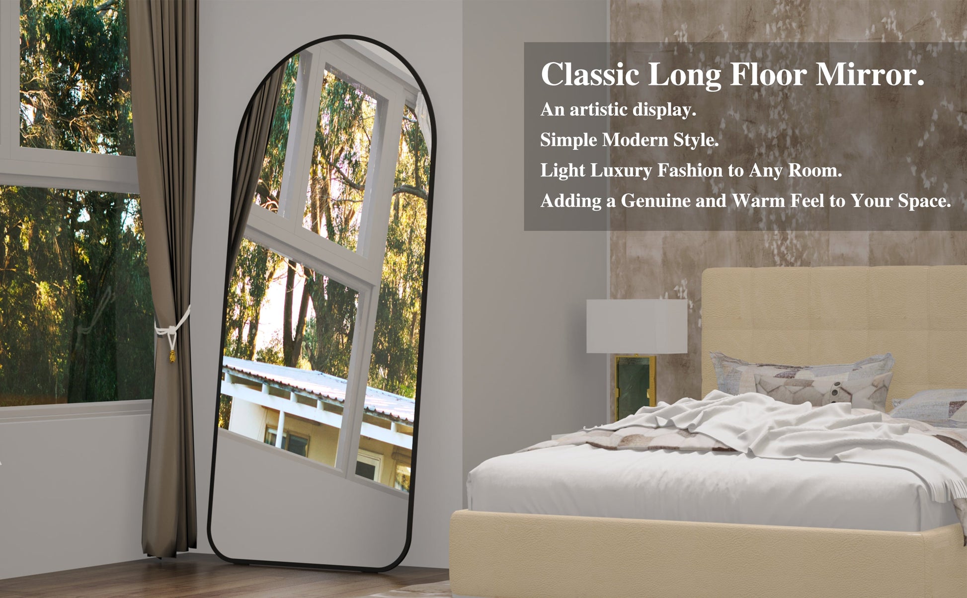 71"×32" Big Full Body Mirror for Bedroom Oversized Floor Mirror Large Standing Mirror Living Room Dressing Mirror Leaning Agains eprolo