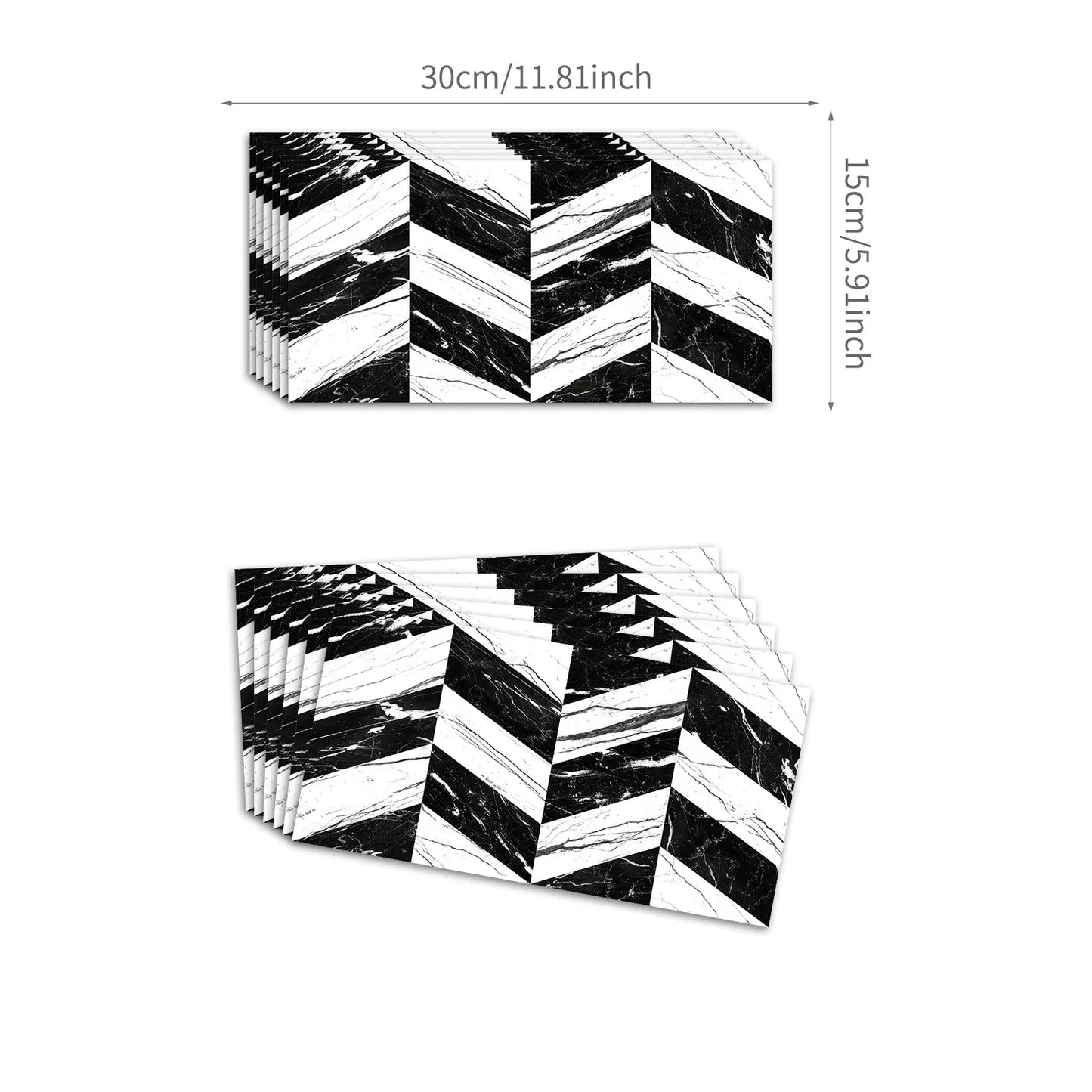 Funlife City Light Thickened Brick Stickers Self-Adhesive Pvc Kitchen Wall Waterproof And Stain-Resistant Decoration - Shello's Creative Boutique