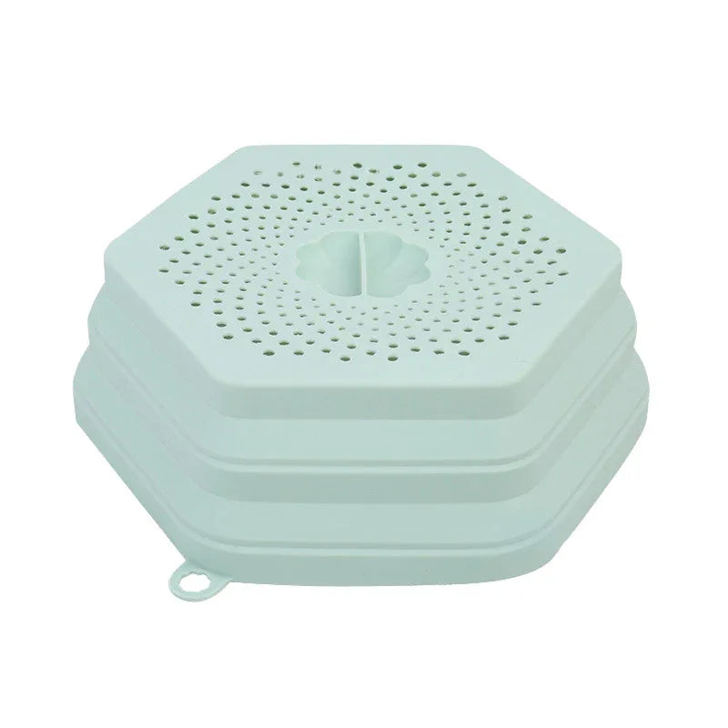Microwave Oven Anti Spluttering Lid Collapsible Silicone Microwave Food Cover with Plate Microwave Cover lids - Shello's Creative Boutique