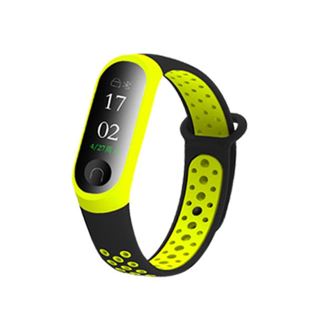 Newest Millet Silica Bracelet 3 4 Wristband Smart Sports Bracelet Replacement For Xiaomi Mi band 3 4 Wristband Fitness Watch eprolo