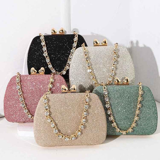 Little Love Water Diamond Handheld Bag - Celebrity Banquet Small Square Crossbody Bag - Shello's Creative Boutique