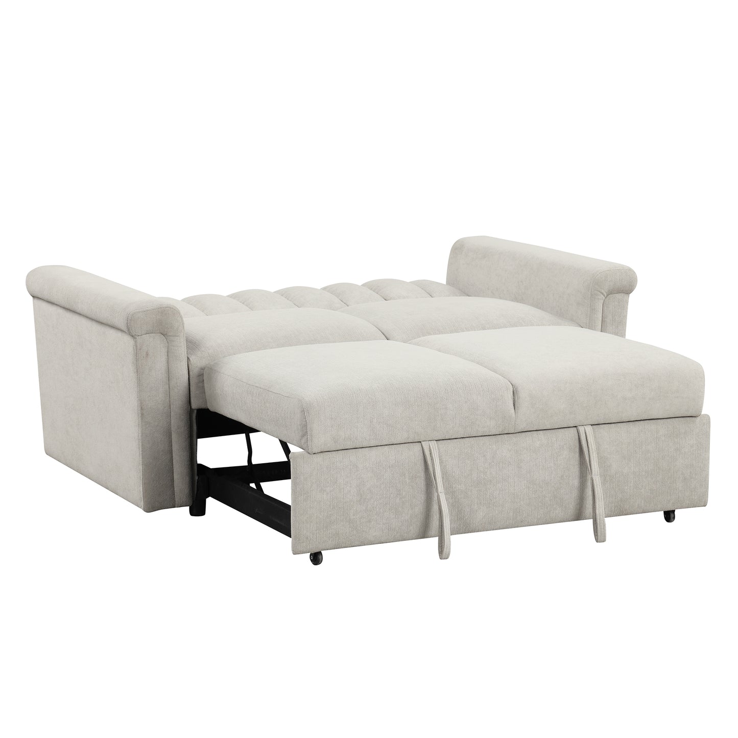 U_STYLE Convertible Soft Cushion Sofa Pull Bed ,for Two People to Sit On eprolo