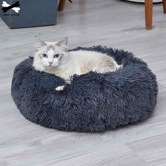 Donut Dog Bed - Soft Washable Pet Cushion for Dogs & Cats - Shello's Creative Boutique