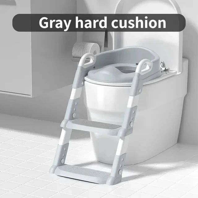 Stair Style Children's Toilet Boy and Girl Baby Toilet Folding Rack Step Stool Child Step Toilet Seat Ring Baby Potty Toilets eprolo