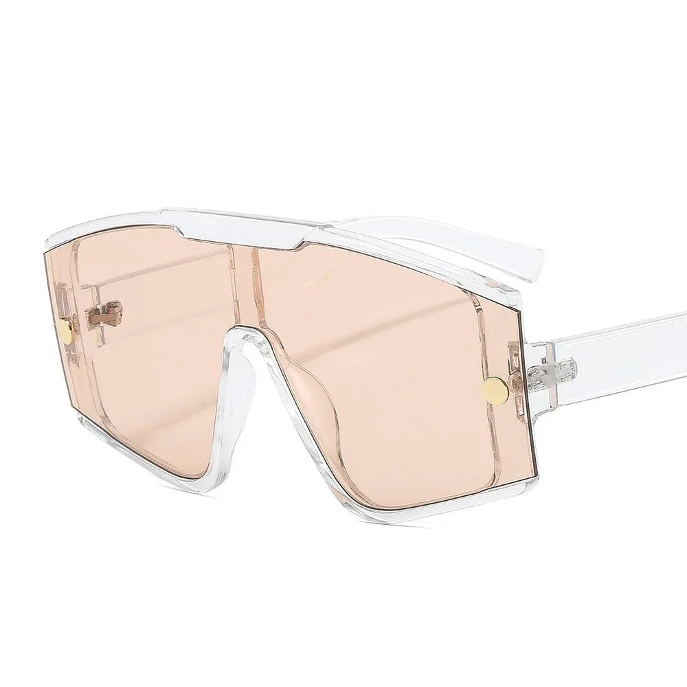 Large frame integrated sunglasses for men and women with UV400 UV protection - Shello's Creative Boutique