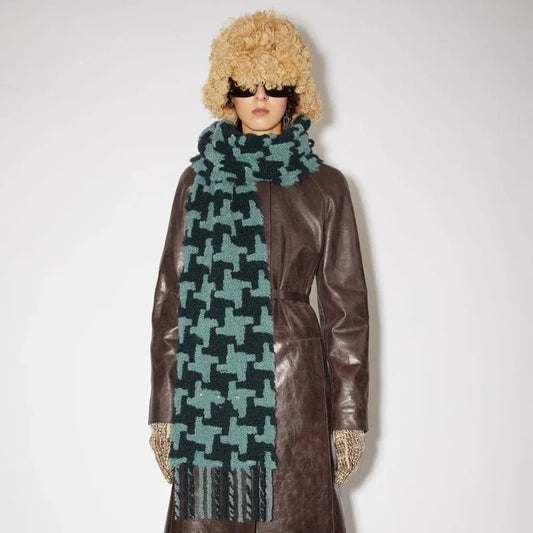 Designer Brand Winter Scarf for Women Men Warm Cashmere Tassel Large Shawl Wrap Unisex Blanket Scarves Luxury - Shello's Creative Boutique