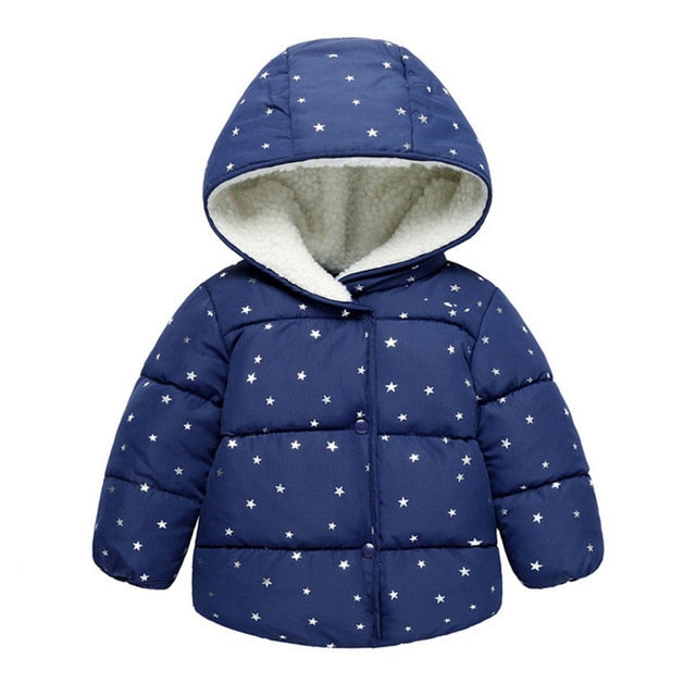 Baby Girls Jacket Autumn Winter Jacket For Girls Coat Kids Warm Hooded Outerwear Children Clothes Infant Girls Coat eprolo