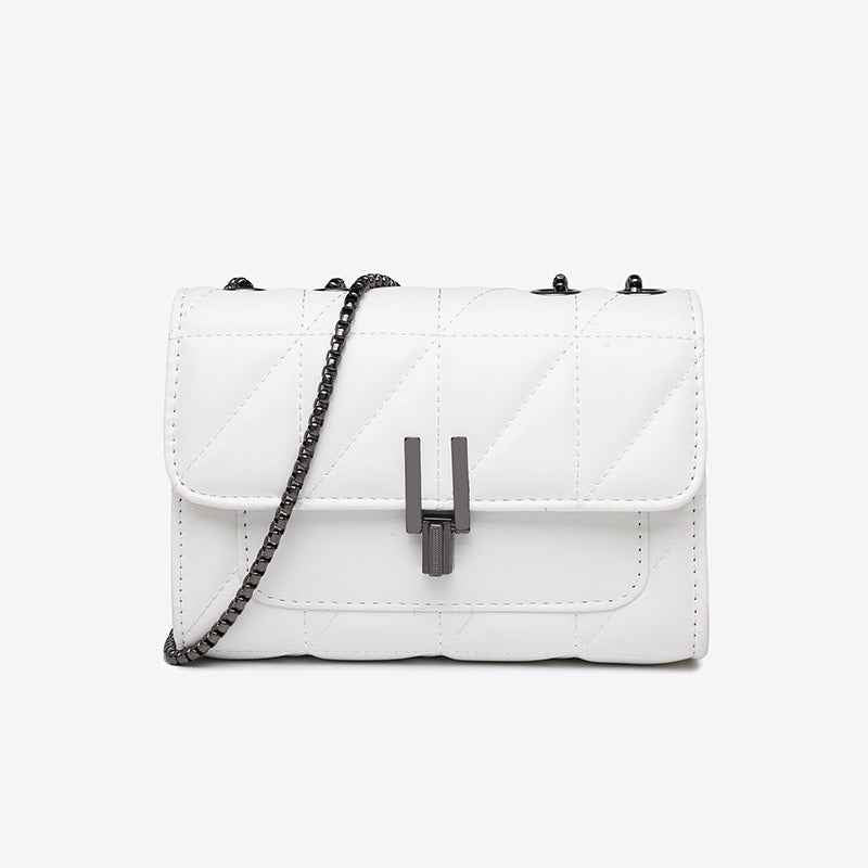 Diamond Chain Shoulder Bag - Fashionable Crossbody Bag with Large Capacity
