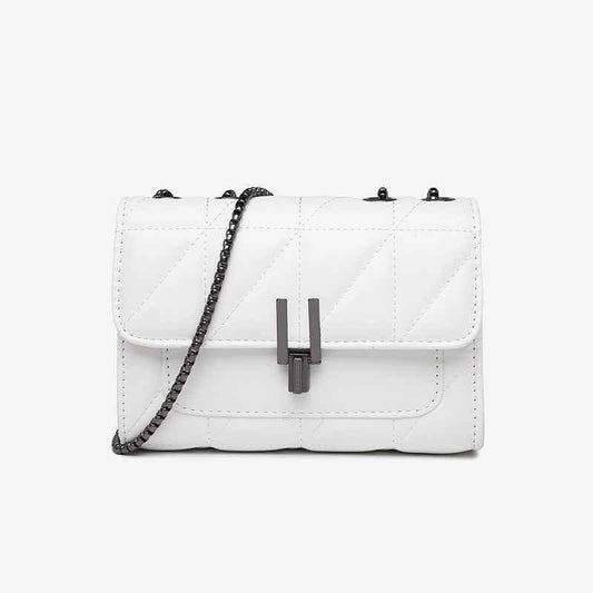Diamond Chain Shoulder Bag - Fashionable Crossbody Bag with Large Capacity - Shello's Creative Boutique