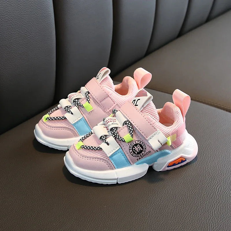 New Arrivals Kids Sneakers – Breathable Fashion Sports Shoes for Boys & Girls (Sizes 21–30) - Shello's Creative Boutique