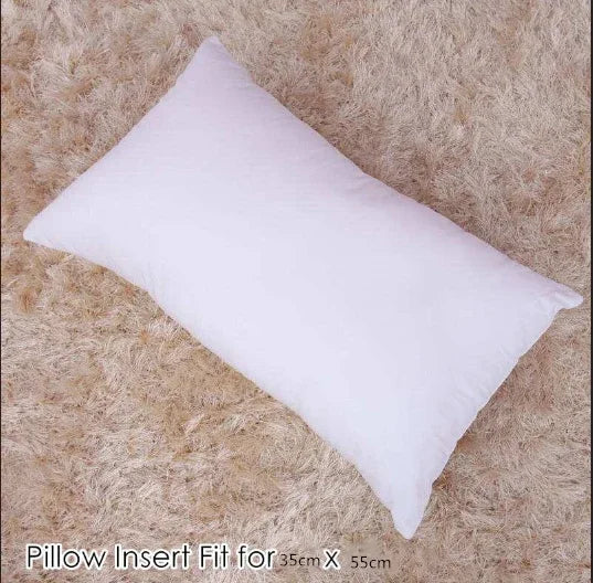45x45cm Cushion Insert - Soft White Peached Fabric Inner with PP Cotton Filling (450g) - Shello's Creative Boutique