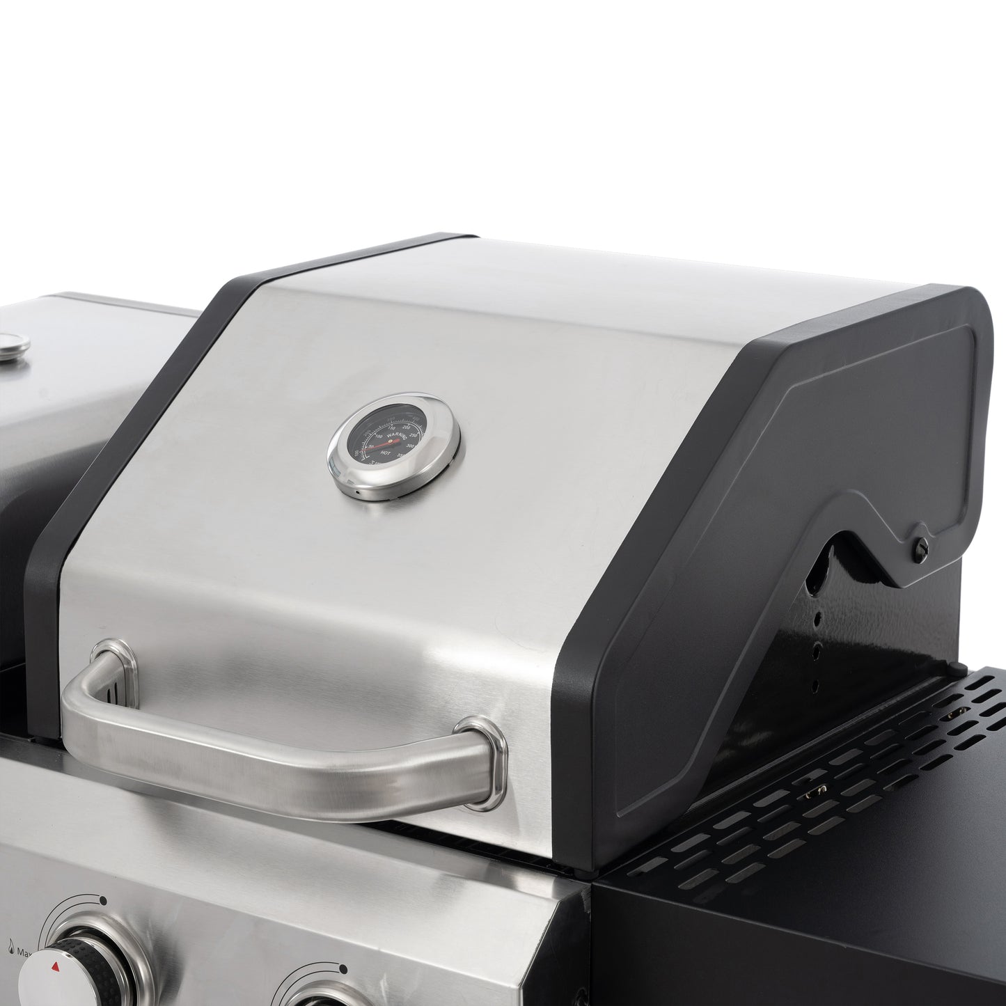 2+2 multifunctional gas barbecue grill and covered grill combination for outdoor cooking - barbecue, barbecue, pizza. eprolo