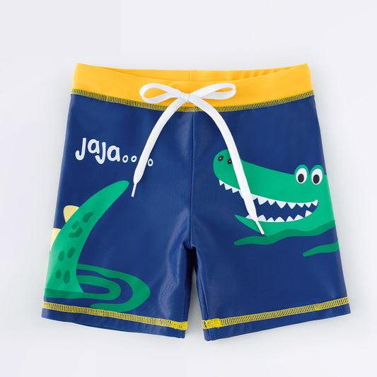 Boys And Children's Swimming Trunks Two Piece Sunscreen Small Medium And Large Children's Hot Springs Quick Drying Breathable Swimming Suit eprolo