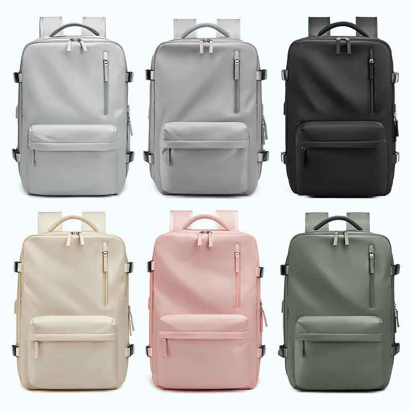 Waterproof Leather Laptop Backpack - 18 Inch Vintage Unisex School Bag for Men with USB Port