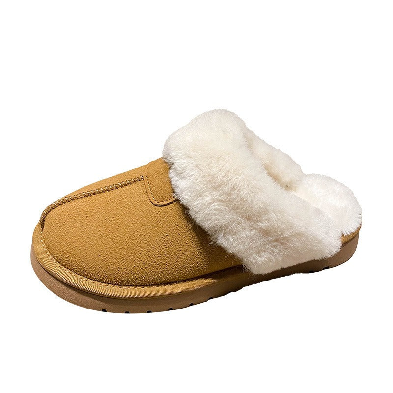 Thick soled versatile snow boots for women's warmth and height increase small cotton shoes eprolo