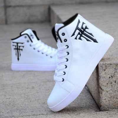 Men's High Top Sports Shoes – Autumn New Student Casual Lace-Up Running Shoes - Shello's Creative Boutique