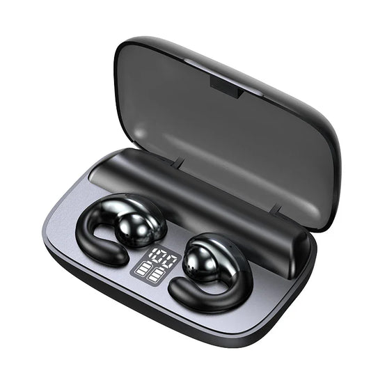 S19 wireless Bluetooth earphones without in ear clip, high aesthetic value, and long battery life - Shello's Creative Boutique