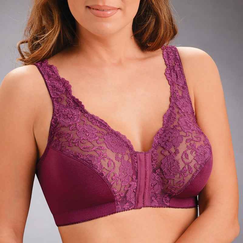 Front Buckle Sports Bra Large Size No Steel Ring Underwear American Style Before Taking The Undershirt Lace Bra