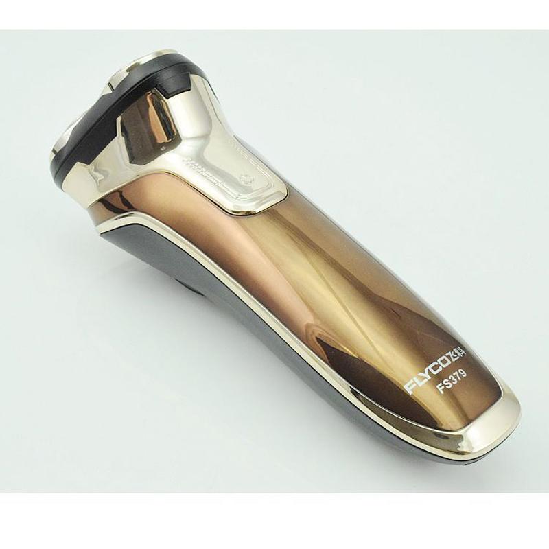 Flyco 3D floating head Rechargeable Portable body washable Electric Shaver Led Light Fast Charge FS379 eprolo