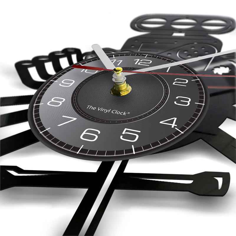 Phonograph Record Wall Clock Car Maintenance Decoration Personalized Wall Clock Wall Clock Wall Clock Hanging Decoration