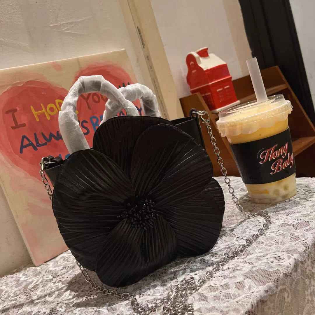 New Chinese Style Tea Flower Bucket Banquet Petals Small Bag