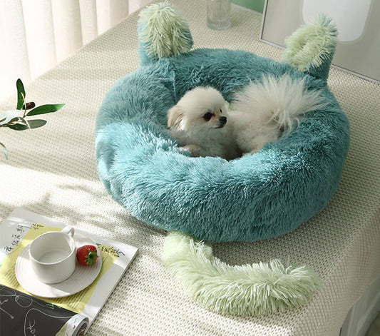 Cat Litter Dog Litter Rabbit Ears Pet Litter Dog Bed Winter Warm Mat Dog Mat Pet Supplies eprolo