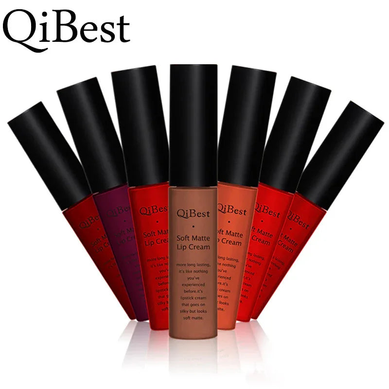 34 Colors Matte Non-Stick Cup Does Not Fade Lip Gloss Matte Liquid Lipstick Makeup - Shello's Creative Boutique