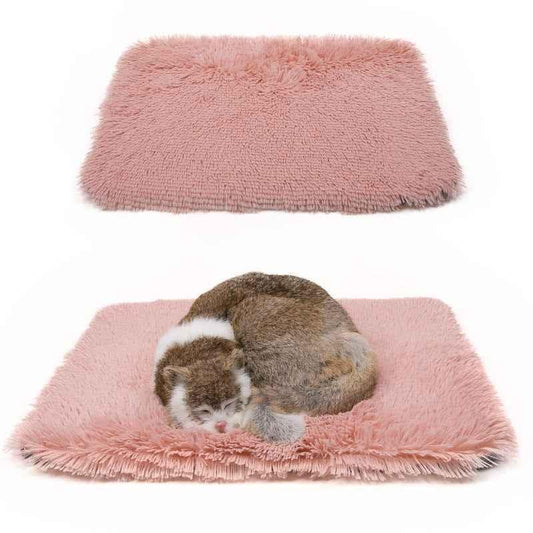 Human Pet Dual-Use Plush Pad Pet Round Pad Warm And Comfortable Machine Washable Small Suitable For Autumn And Winter Comfort - Shello's Creative Boutique