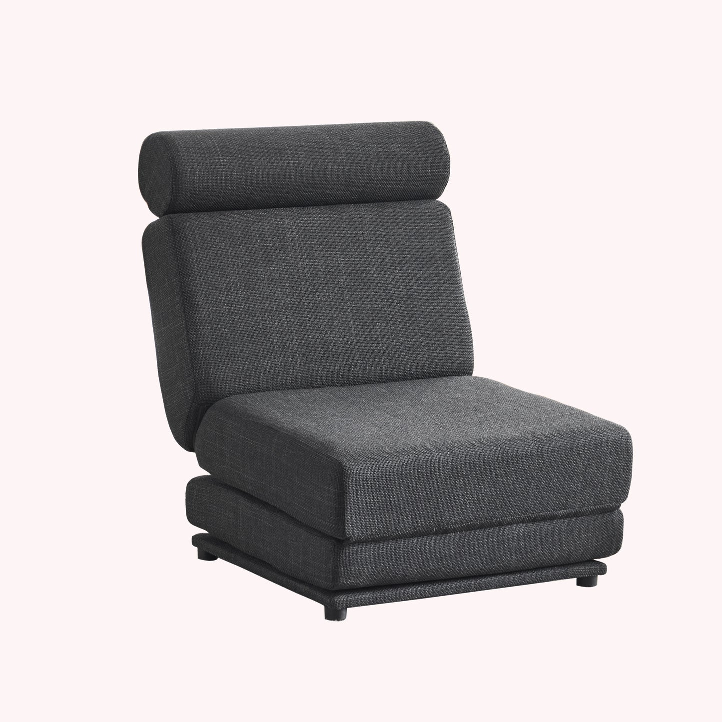 Single Sofa Chair Foldable Single Sofa Bed with Pillow,Portable Foldable Sofa Bed,Leisure Sofa Chair,Easy to Store, Dark Grey eprolo