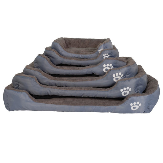 S-3XL 9 Colors Paw Pet Sofa Dog Beds Waterproof Bottom Soft Fleece Warm Cat Bed House Petshop cama perro eprolo