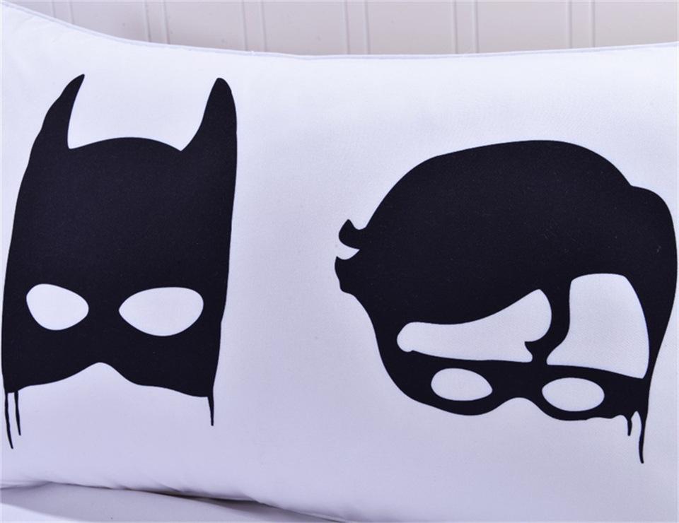 Bedding Cartoon batman print Pillowcase Print Pillow Case Decorative Pillow Cover Bedding