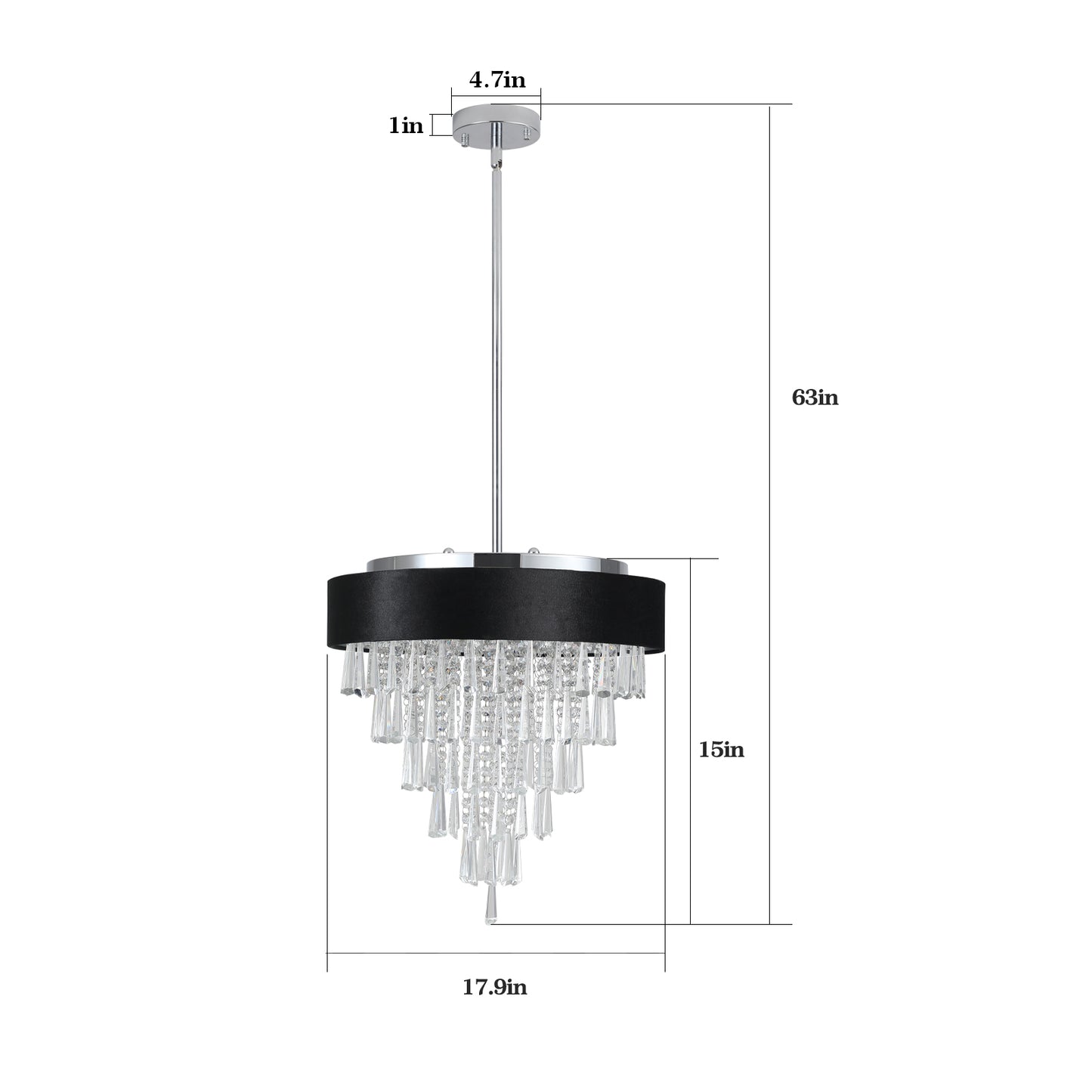 Modern Crystal Chandelier for Living-Room Round Cristal Lamp Luxury Home Decor Light Fixture eprolo