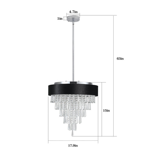 Modern Crystal Chandelier for  Living-Room Round Cristal Lamp Luxury Home Decor  Light Fixture eprolo
